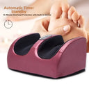 Comfortable Electric Foot Massager Infrared Heating Electric Heating Kneading Massager Roller Design Deep Kneading for 24W/12V