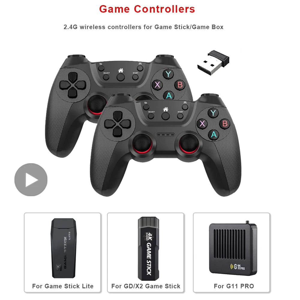 Wireless Gamepad Gaming Control Video