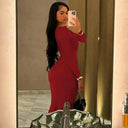 Event-Ready Draped Maxi Dress for Women
