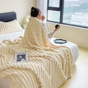 Soft Rabbit Plush Sofa Blanket for Home