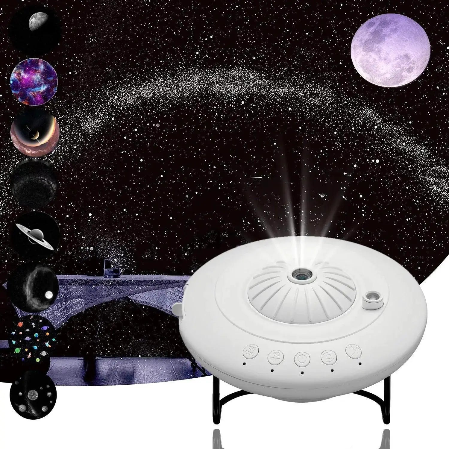8 In 1 Led Ufo Star Projector Night Light For Kids Room