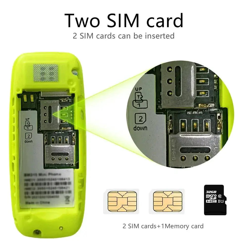 BM310 Small Unlocked Bluetooth Earphone Cell Phone