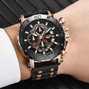 LIGE Luxury Chronograph Sports Watch Bold Style and Functionality