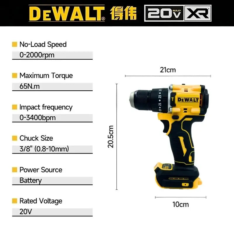 Dewalt 20V High Impact Brushless Drill