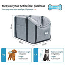 Pet Car Seat Travel Carrier for Small Pets Gray Safe Design