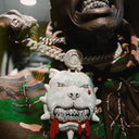 Bulldog Hip Hop Pendant Necklace