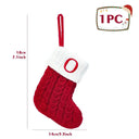 Personalized Holiday Knitting Socks - Charming Ornaments