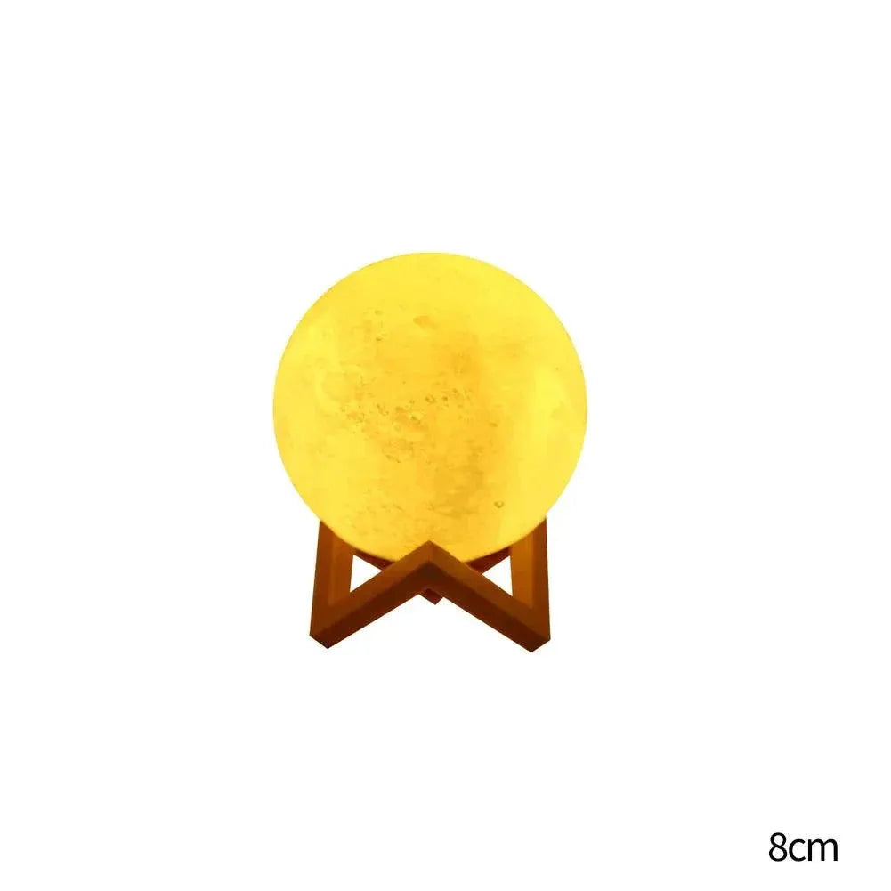 Customizable 3D Moon Lamp Night Light for Kids Bedtime