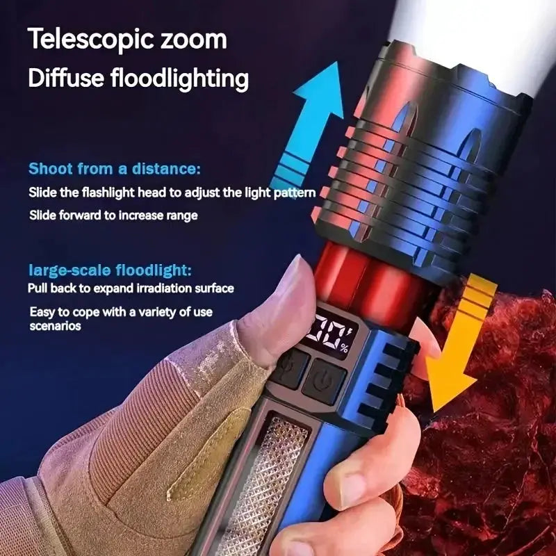 Powerful LED Flashlight for Outdoor Use — product view 9