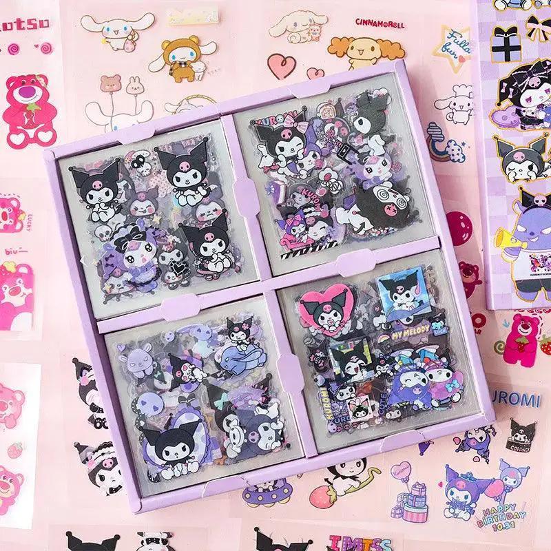 Sanrio Sticker Set With Cinnamoroll And Melody Characters