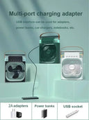 Xiaomi 3-in-1 Portable Fan Air Conditioners Fan With LED Light