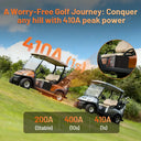 48V 100Ah Lithium Battery 200A BMS Bluetooth