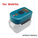 Fast Charging USB Type-C Adapter for Makita Bosch Milwaukee