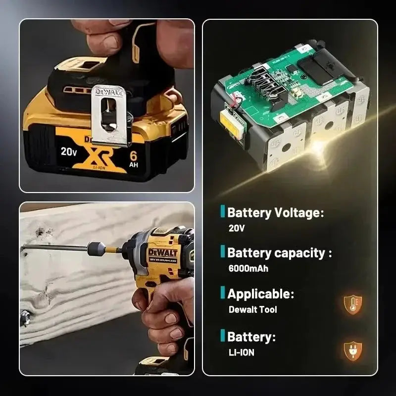 Genuine Dewalt 20V 6Ah Battery