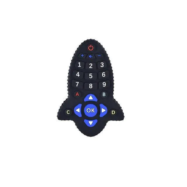 Baby Silicone Teether Remote Control Shape Gum Relief Toy