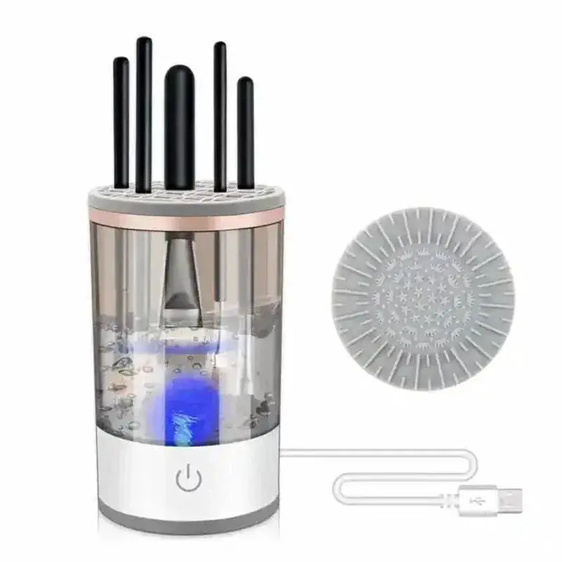 3 In 1 USB Makeup Brush Cleaner And Dryer Electric Washer - OurLum.com