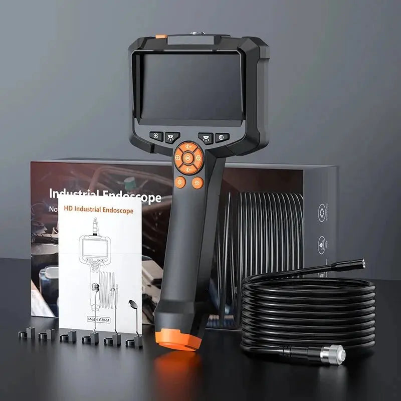 Industrial Endoscope Camera 4.3 Dual Lens 1080P - IP67 Waterproof Borescope - stepyours.com