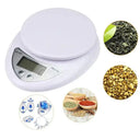 5kg Digital Kitchen Scale - With Lid And Tray