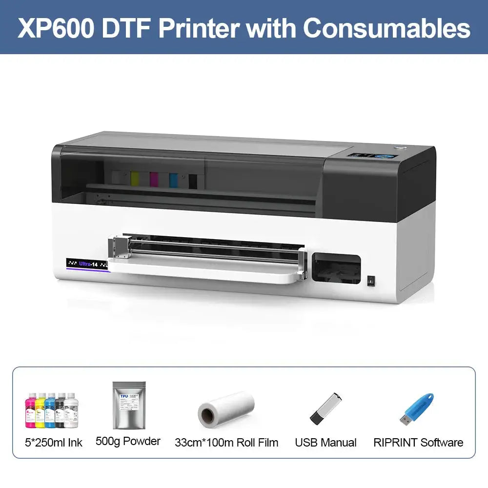 A3 DTF Printer for Epson XP600 I3200 Direct to Film Printing Machine 13Inch Impresora DTF for T-Shirts Hoodies Fabric Apparel