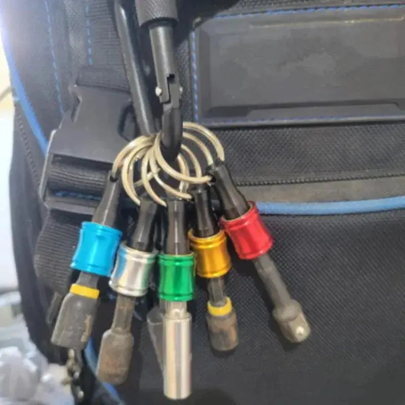 Portable Hex Shank Screwdriver Head Holder Set Six Piece