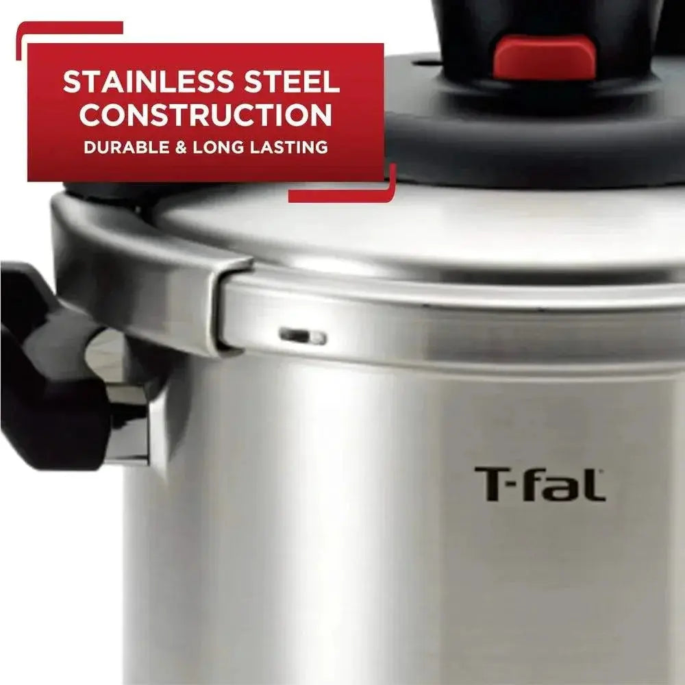 Induction Pressure Cooker 6.3 Quart Stainless Steel