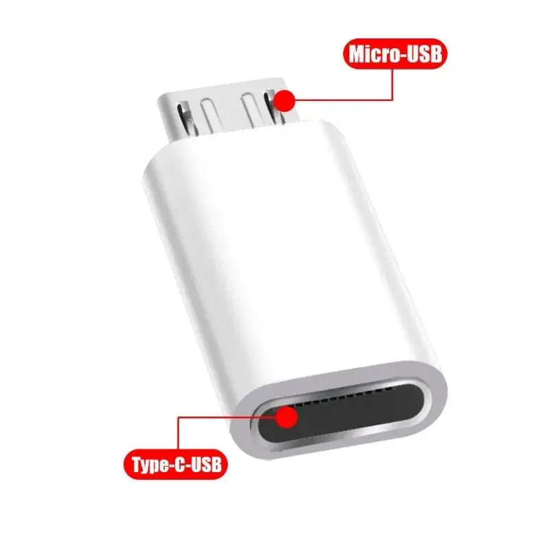 6-1Pcs Type C Female To Micro Male USB Android Adapters USB-C Charger Converter Connector for Samsung Xiaomi Huawei Smart Phone