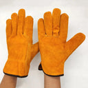 Cowhide Work Gloves for Welding and Heavy Duty Tasks