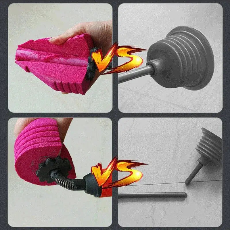 High Pressure Toilet Unblock One Shot Silicone Plunger Tool