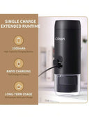 Premium Portable Coffee Set: Rechargeable Espresso Maker +
