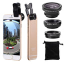 3in1 Fisheye Wide Angle Micro Camera Lens for IPhone Xiaomi