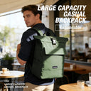 Rolltop Backpack 20to35L Lightweight Bag