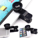 3in1 Fisheye Phone Lens 0.67X Wide Angle Macro Lens Kit