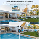 Clear 4K Outdoor PTZ Camera for Homes