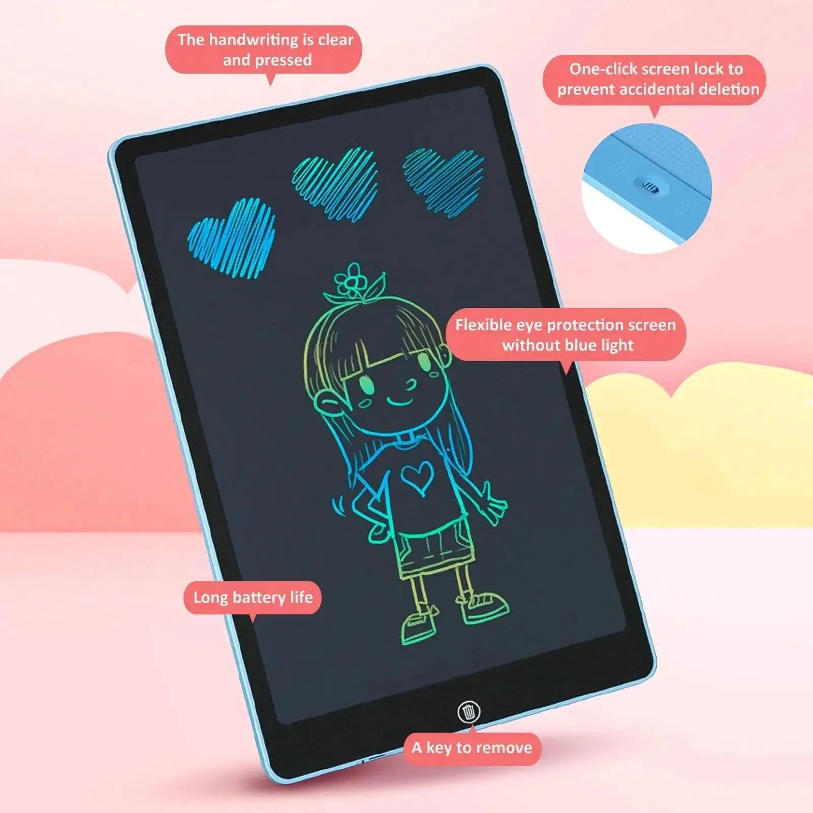 LCD Drawing Tablet for Kids Learning and Creativity
