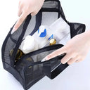 Organized Beach Tote for Shower Storage
