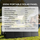 Allpowers Foldable Solar Panel 200W - Portable
