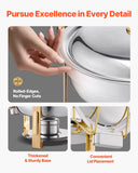 SucceBuy Pack Chafing Dish Buffet Set Stainless Steel Chafer Full