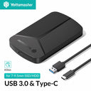 Yottamaster 2.5 Inch HDD Enclosure USB 3.0 Type-C Case
