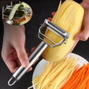 Effortless Stainless Steel Peeler Double Blade Kitchen Tool