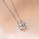 Fashion Retro Lucky Four Leaf Clover Necklace Gift for Women