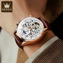 Classic Automatic Men Watch Leather