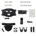 Portable LED Face Mask Red Light Therapy 850nm Infrared For Skin Glow