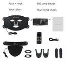 Portable LED Face Mask Red Light Therapy 850 Nm Near Infrared Radiant Skin