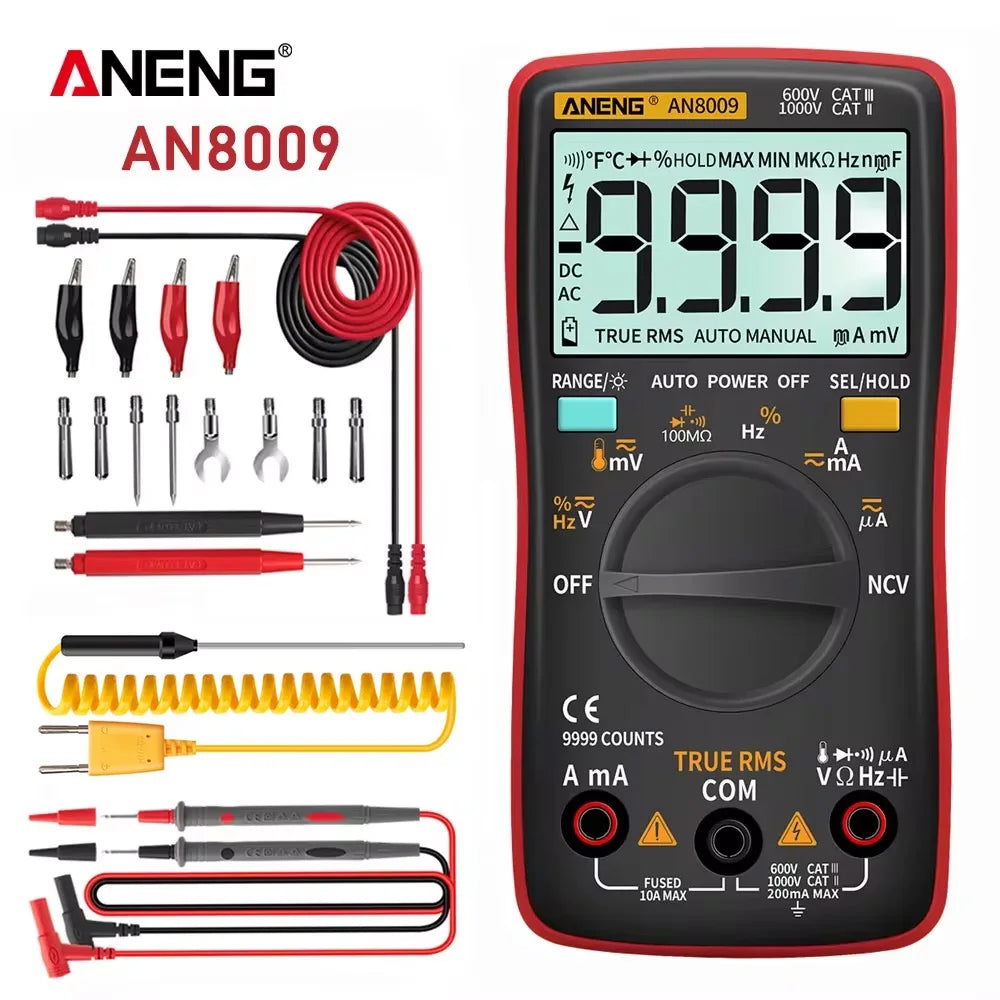 Digital Multimeter Transistor Aneng Testers