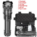 Tactical LED Flashlight - Type C Rechargeable Zoom