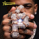 Gold Plated Barbed Wire P Pendant