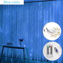 USB Remote Control LED Fairy Curtain Lights for Home Decor