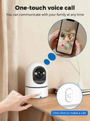 5MP Indoor Baby Monitor for Parents