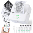 Portable Thermal Mini Printer Bluetooth 57mm Sticker Maker For DIY Photos