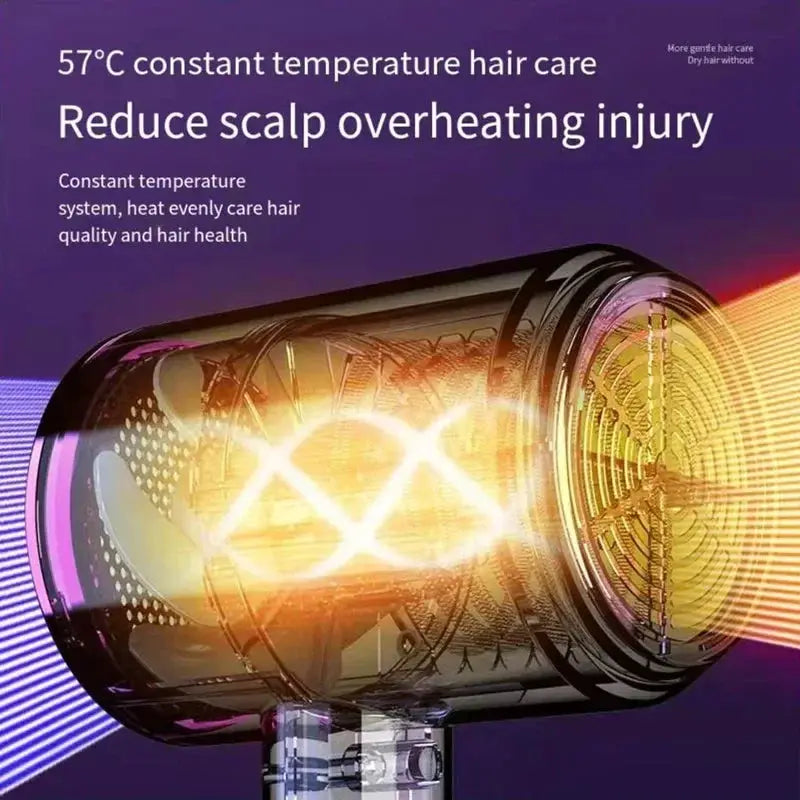 Constant Temperature Hair Dryer Blue Light Negative Ion